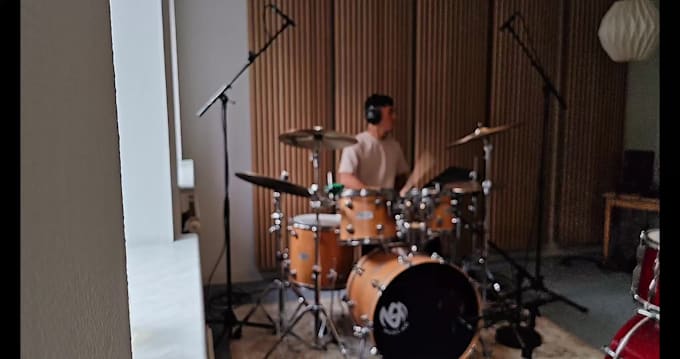 record pro acoustic drums and organic percussion
