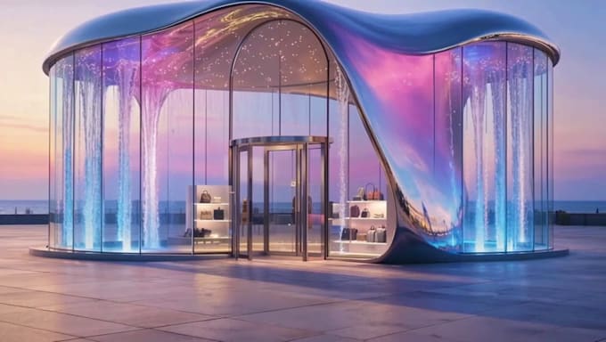 design luxury 3d exhibition booth, trade show stand and expo pavilion
