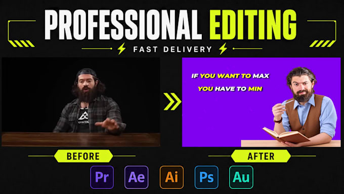 do professional video editing with fast 24 hour delivery