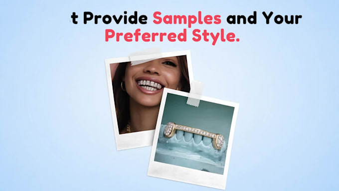 design custom gem set grillz cad from your teeth scan