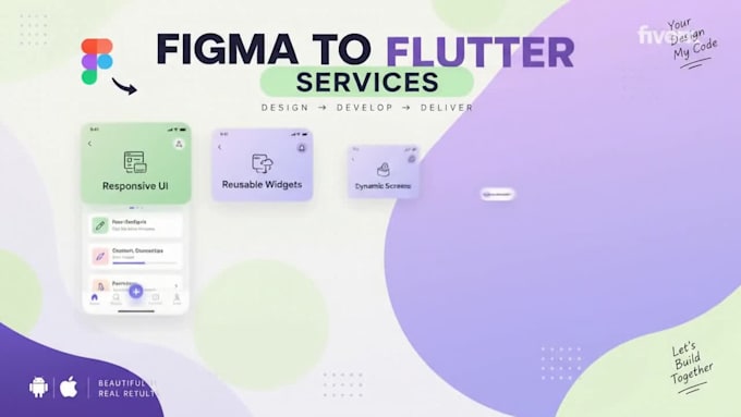 convert figma to flutter with pixel perfect responsive UI
