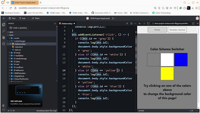 fix javascript, PHP, HTML, CSS bugs quickly