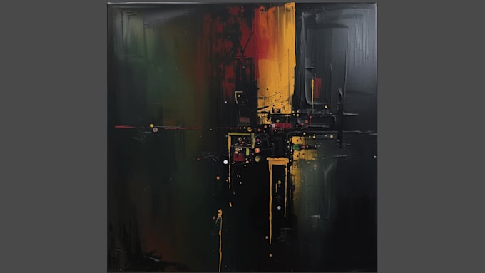 create handmade abstract conceptual artwork