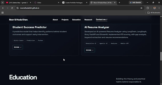 build portfolio websites and deploy freely