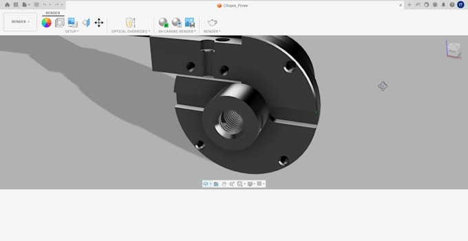 reverse engineer or design a custom mechanical part in fusion 360