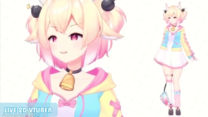 design and rig a custom anime live2d vtuber model for vtube studio