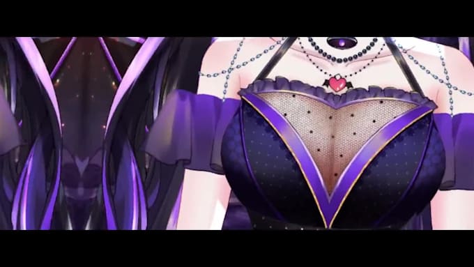 design live 2d vtuber model live 2d character, live2d anime, vtuber background