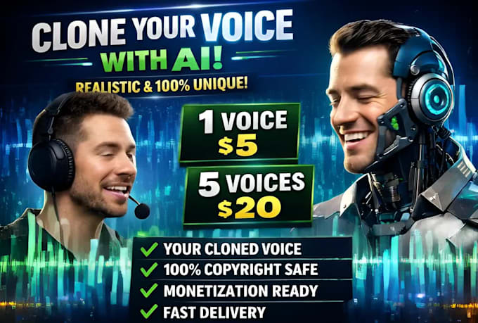 professionally clone your voice and create ai voice over