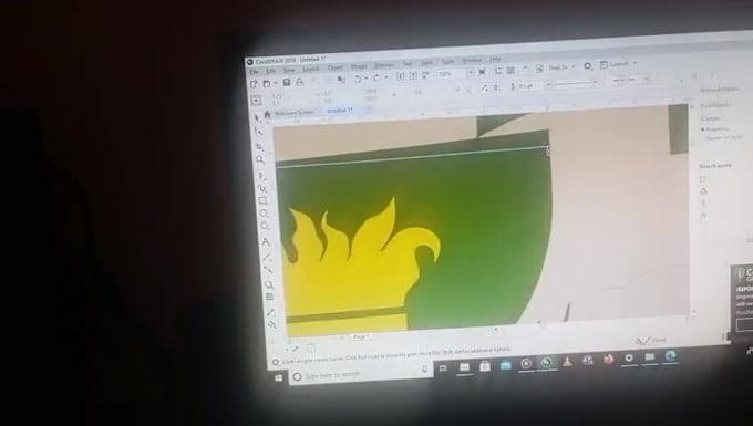 do professional manual vector tracing in coreldraw