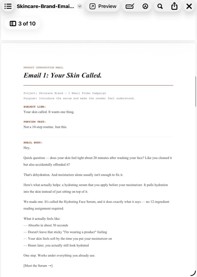 write persuasive email sequences, sales copy, and landing pages