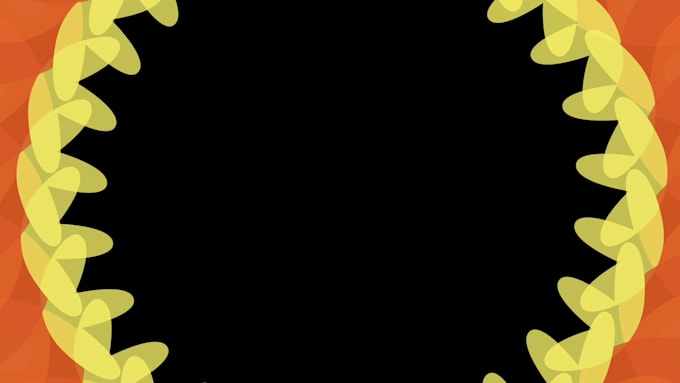 create cute 2d vector animation loops