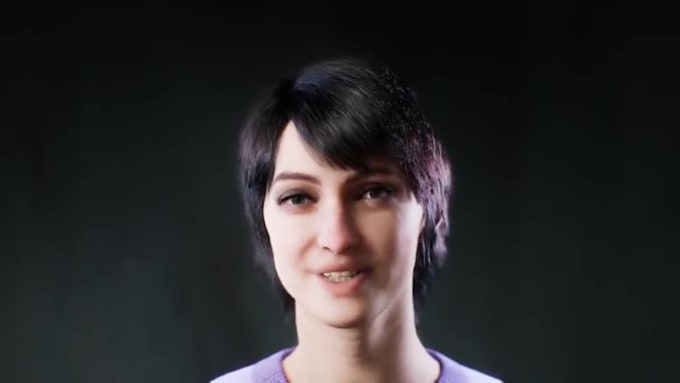 create ultra realistic 3d metahuman avatar with speech sync for business