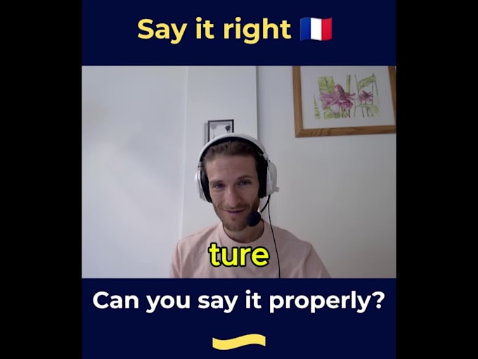 improve your french pronunciation with audio feedback