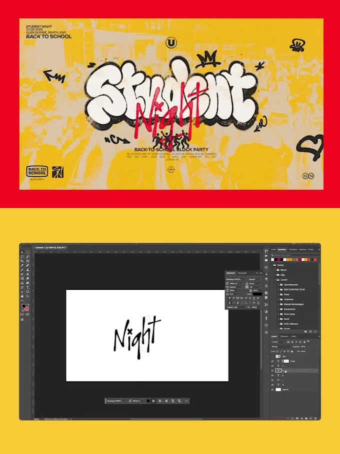 design premium event flyers or high end promo posters