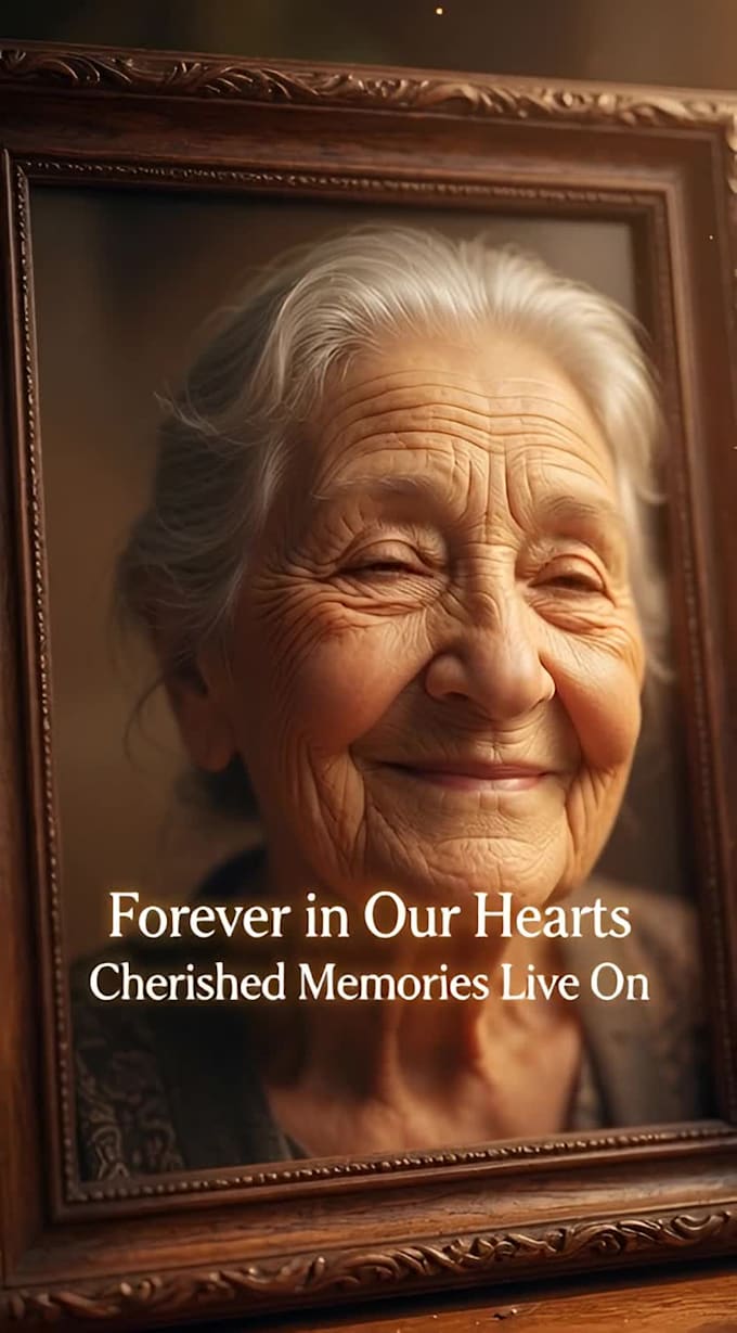create a cinematic memorial video with ai animation