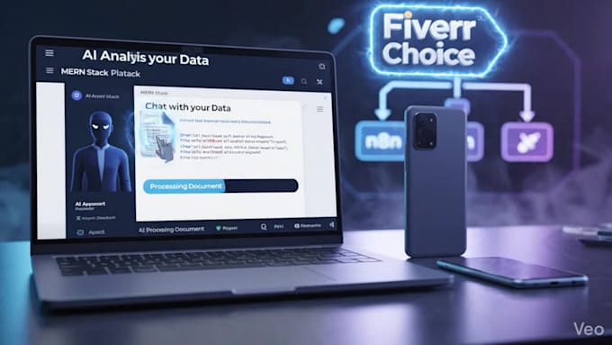 build a custom ai integrated mern web app with ai automation