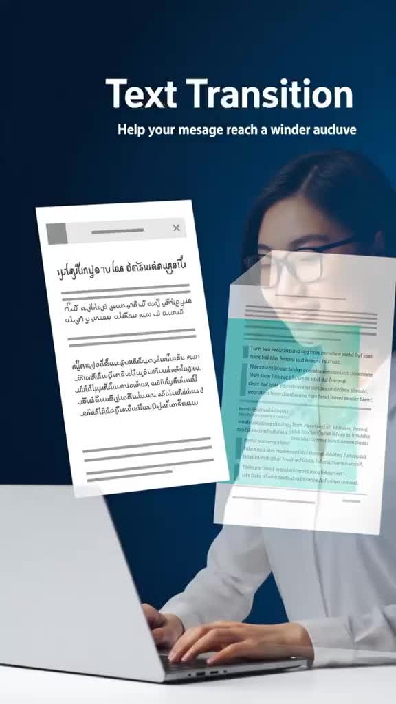 transcribe audio and translate text