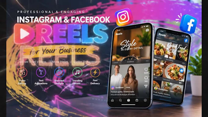 create instagram and facebook reels for your business