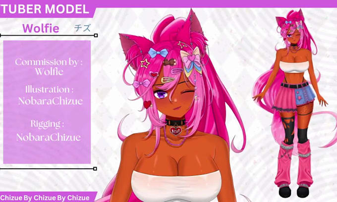 do live 2d vtuber model vtube vtuber model vtuber live 2d