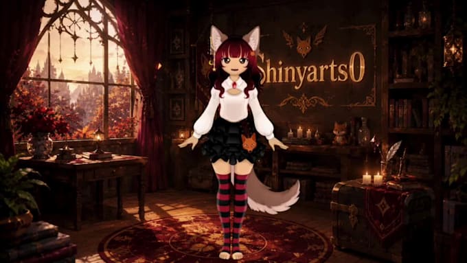 design 2d vtuber models and live2d vtuber model rigging