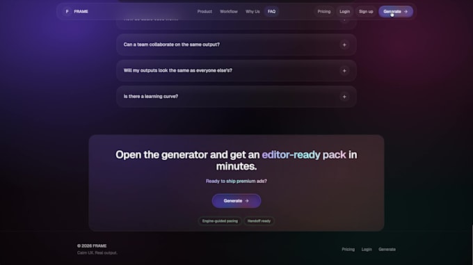 build a high converting saas in react or nextjs