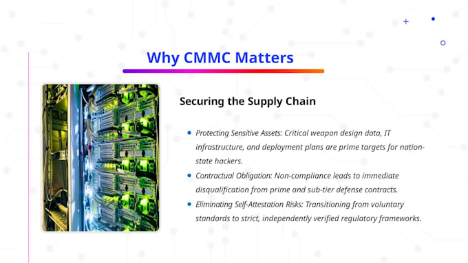 create cybersecurity compliance presentations