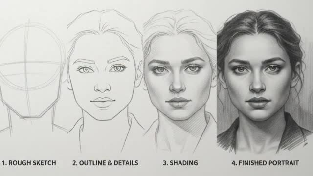 make a professional time lapse video drawing