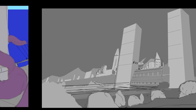 design unique concept art for games, films and projects
