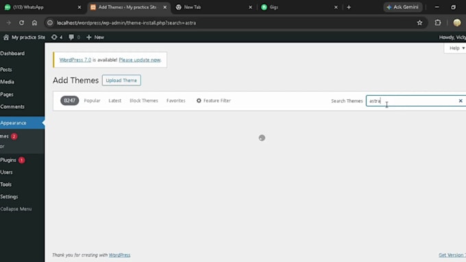 be your virtual assistant for wordpress work
