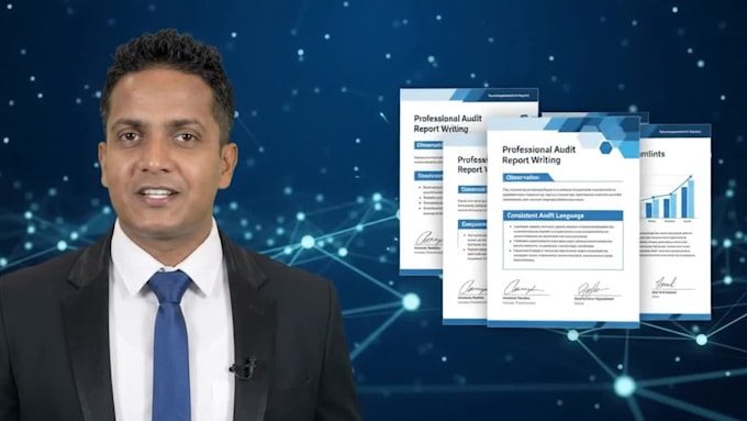 write professional cybersecurity audit reports and recommendations
