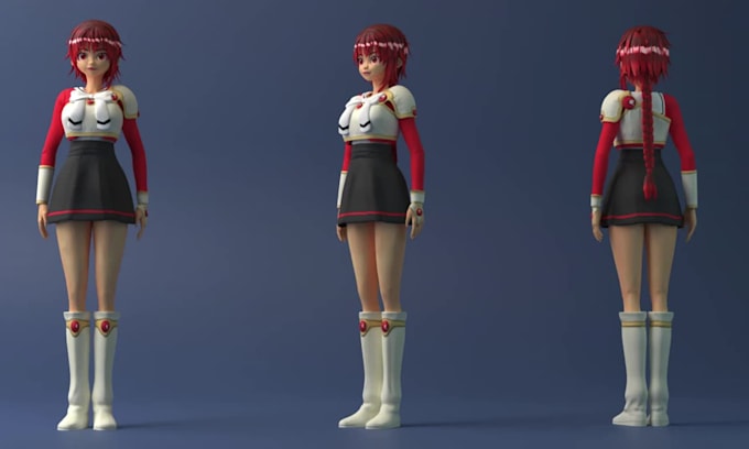 do custom anime vrchat avatars and 3d vtuber models
