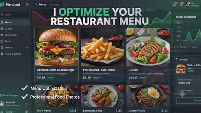 improve your online restaurant menu to boost sales on ubereats, justeat etc