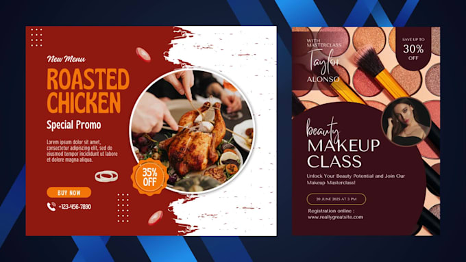 design amazing  poster, facebook, instagram post carousel design