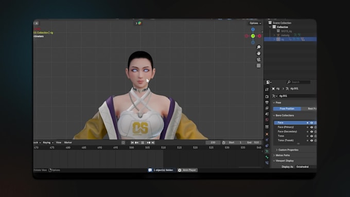 rig your 3d character professionally in blender for unity