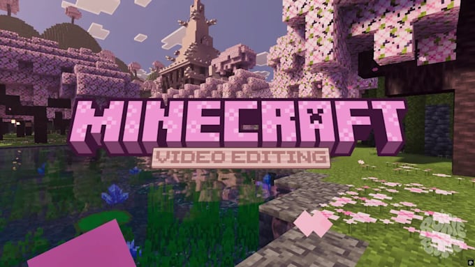 edit your minecraft video in a cute aesthetic minimalistic style