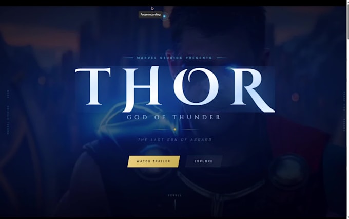 design and develop a modern saas landing page