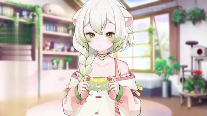 create a live2d vtuber model, anime vtuber rigging and 2d vtuber model