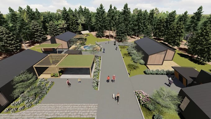 create photorealistic exterior house renderings