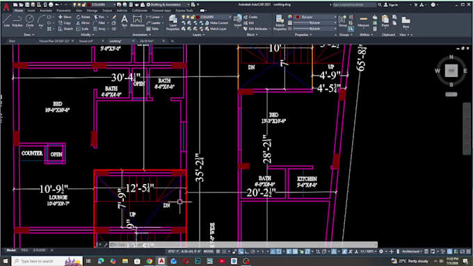 draw house plan, architecture plan, floor plan