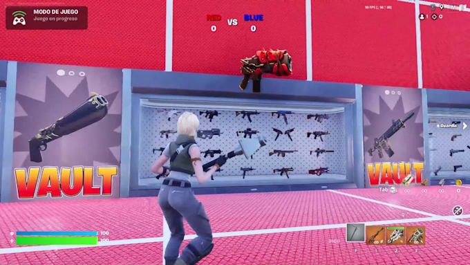 sell red vs blue fortnite map ready to publish, with verse
