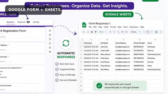 create a professional google form with conditional logic and response sheet