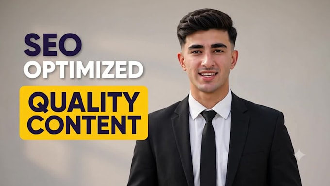 write SEO optimized articles and blog posts for your website