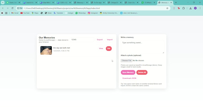 fix html css javascript code