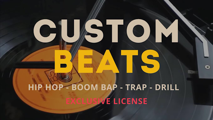 make a custom trap, hip hop, or boom bap professional beat