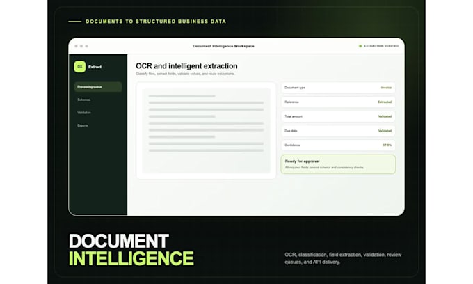 build an ocr document extraction or computer vision pipeline