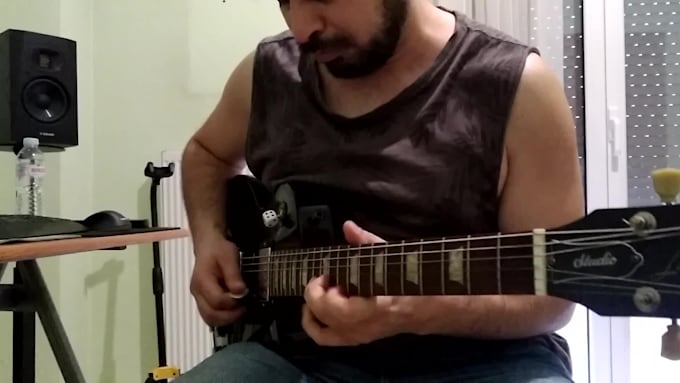 record professional rock guitar tracks or solos