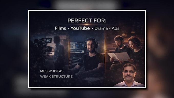 turn your idea into a professional screenplay or script