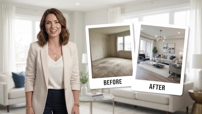 ai interior design and ai virtual staging for real estate listings