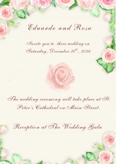 design elegant wedding invitations for your special event