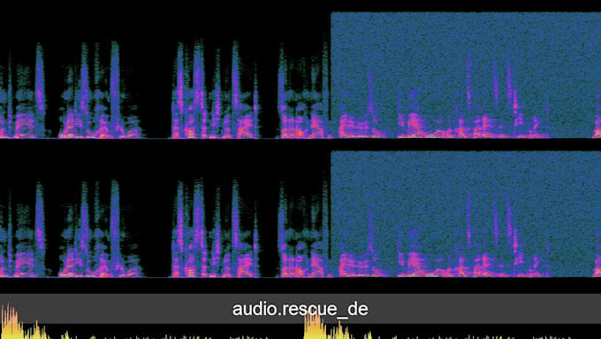 clean audio and provide forensic audio enhancement for speech